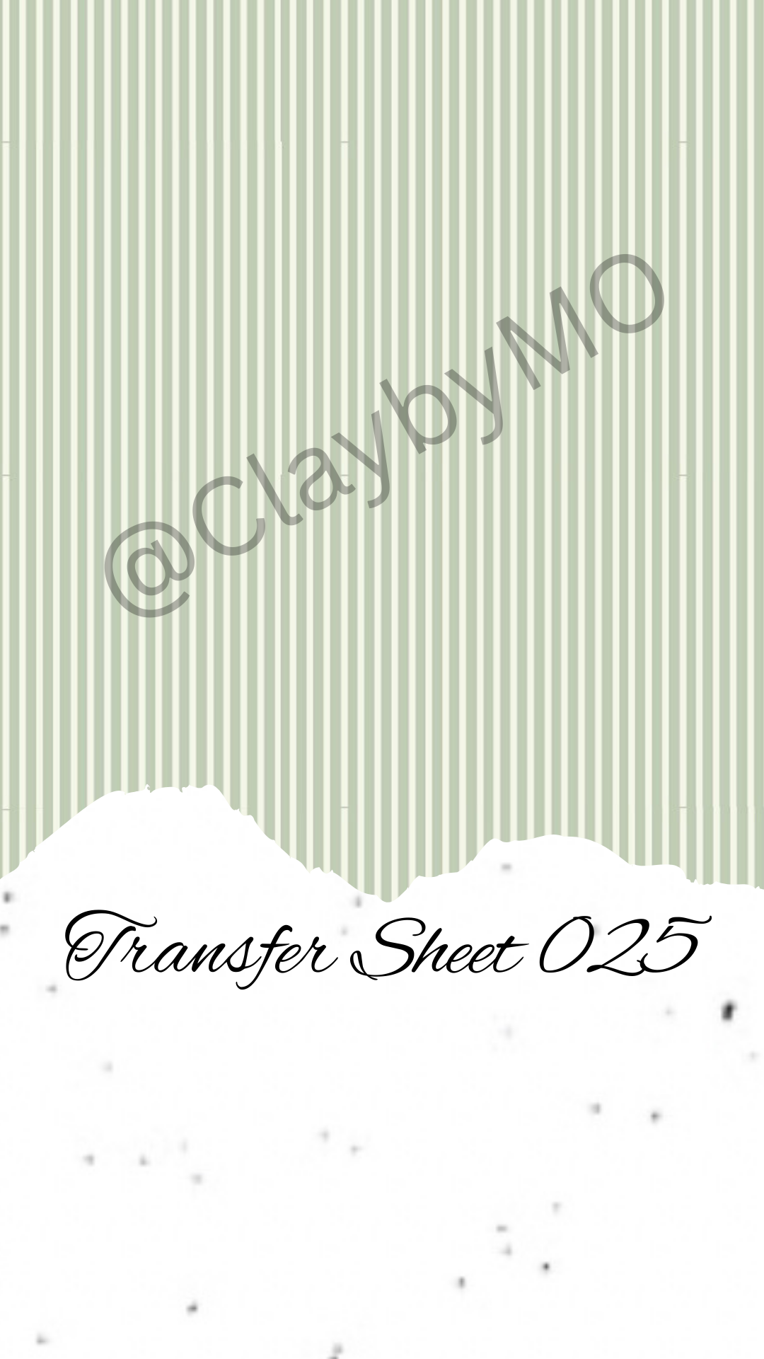 Transfer Sheet 025