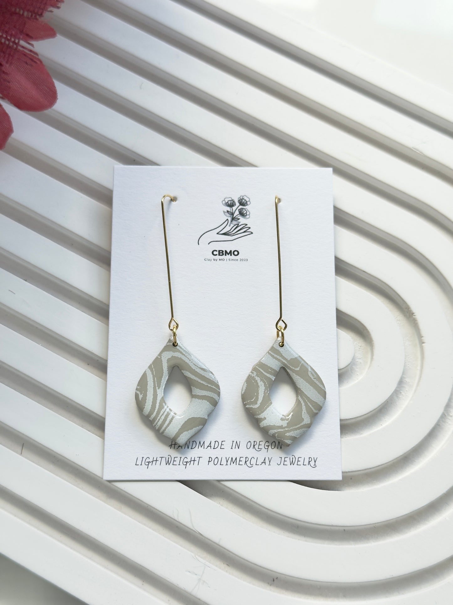 Floral Drop Dangles