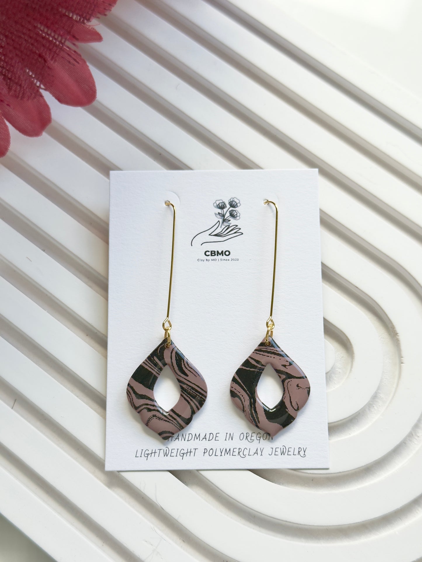 Floral Drop Dangles