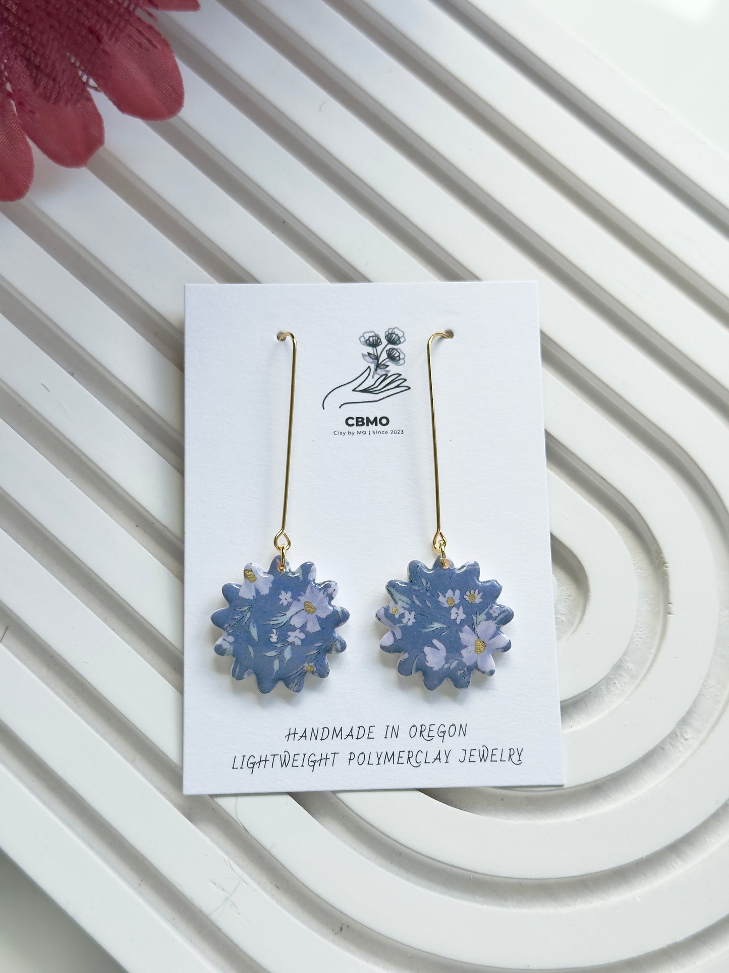Floral Drop Dangles