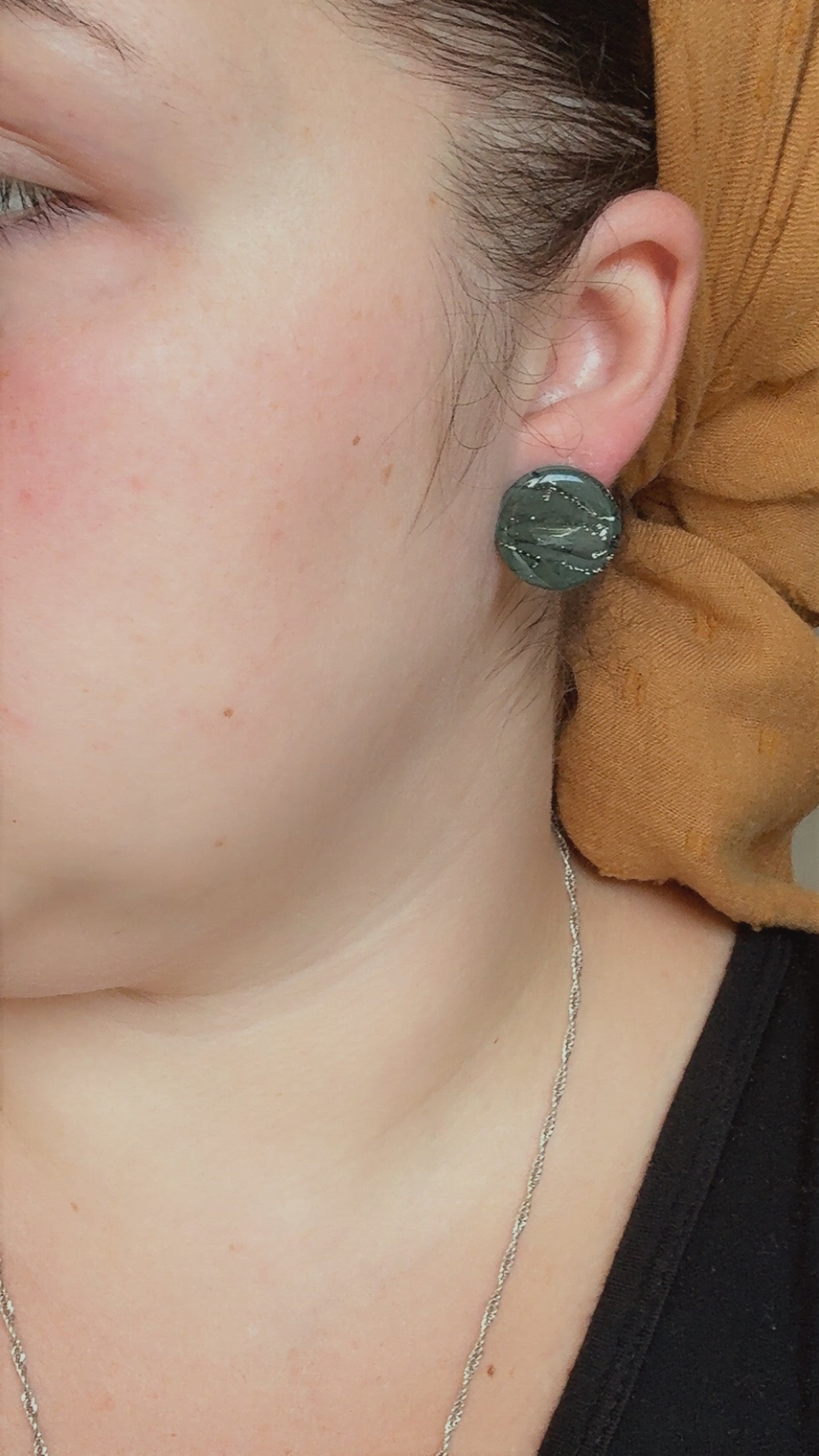 Large Circle Studs