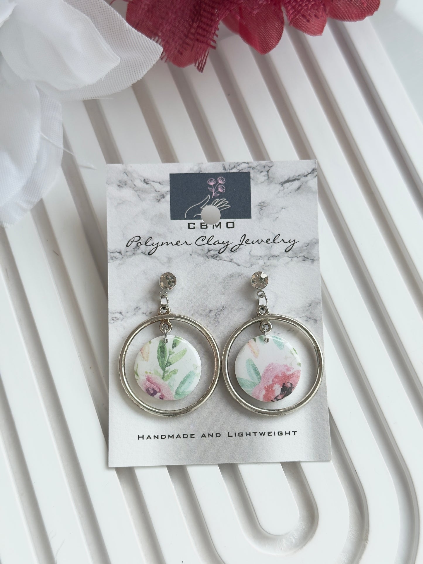 Floral Transfer Sheet Dangles