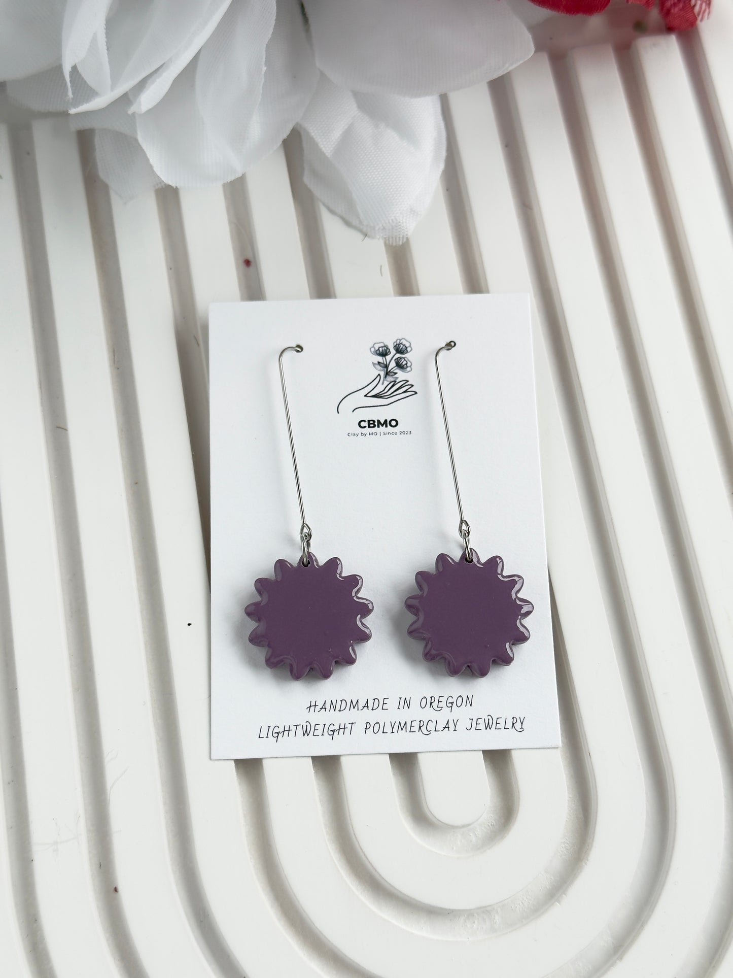Floral Drop Dangles