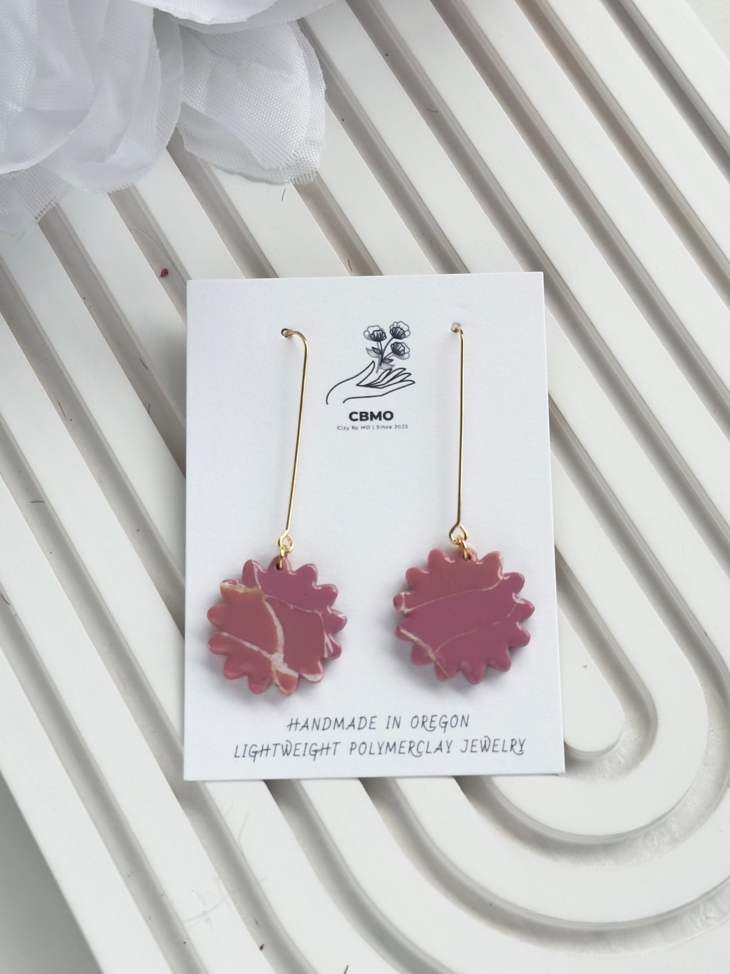 Floral Drop Dangles