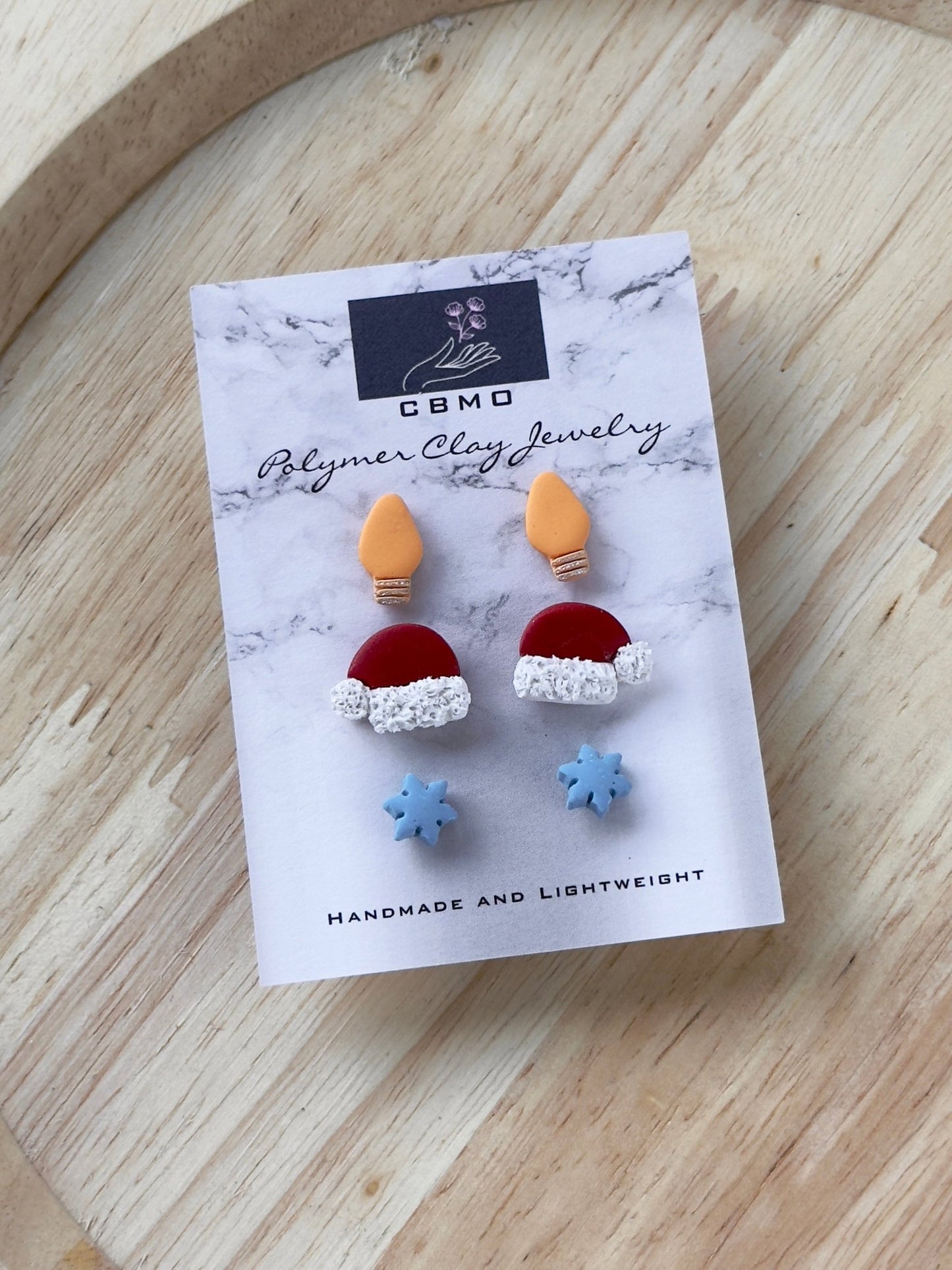 Christmas Stud Pks - ClaybyMO