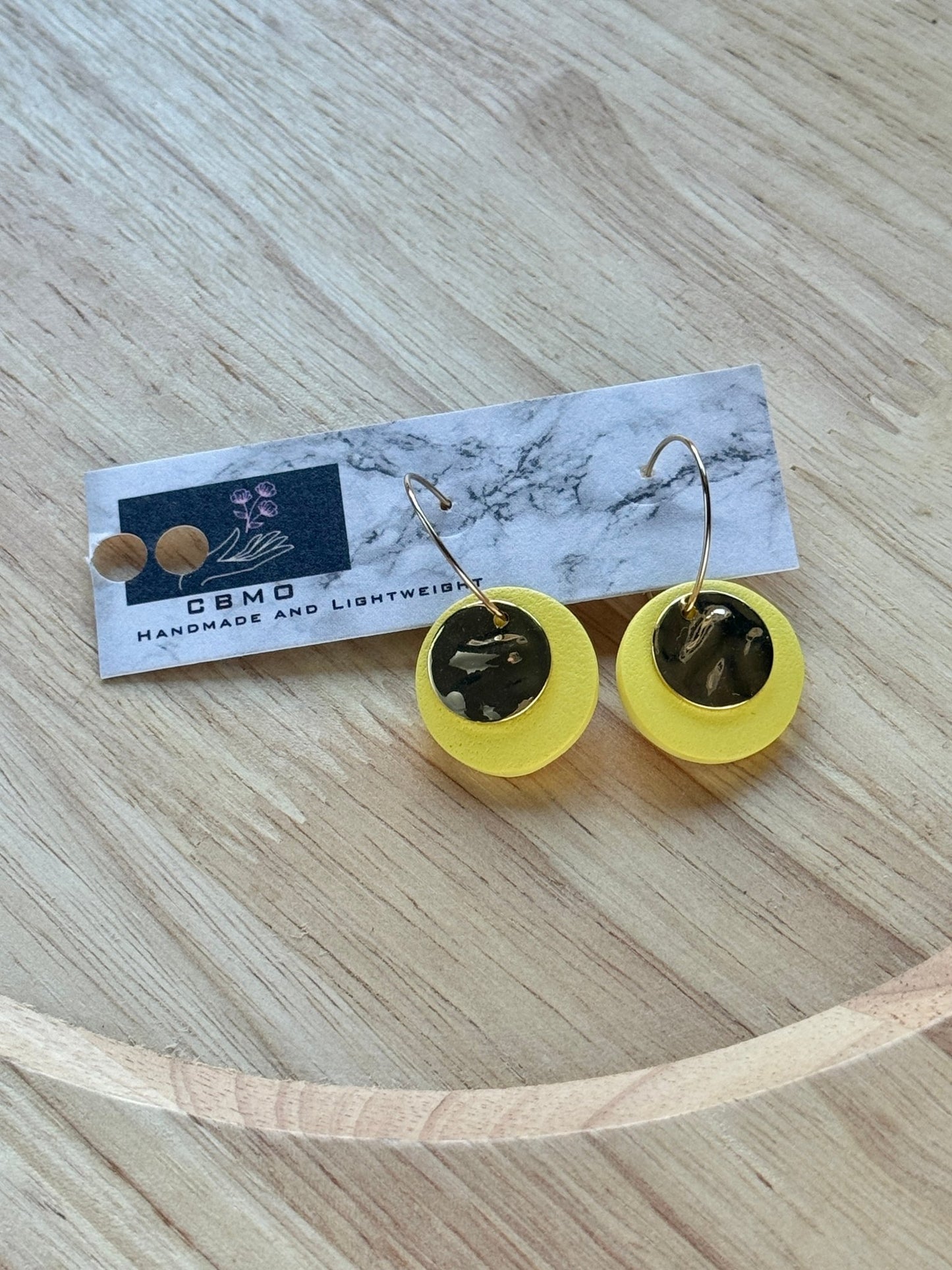 Circle/Hexagon Dangles - ClaybyMO