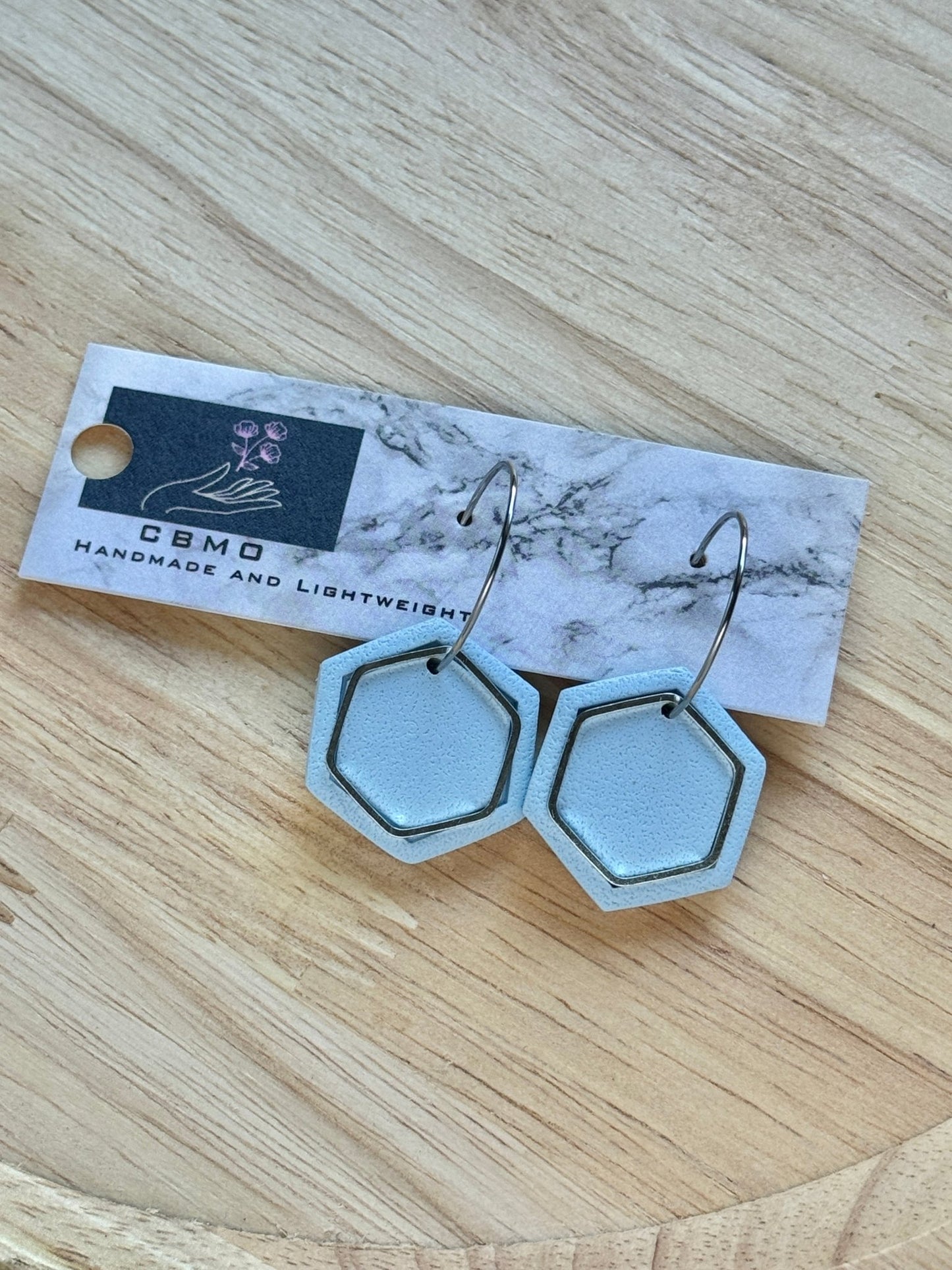 Circle/Hexagon Dangles - ClaybyMO