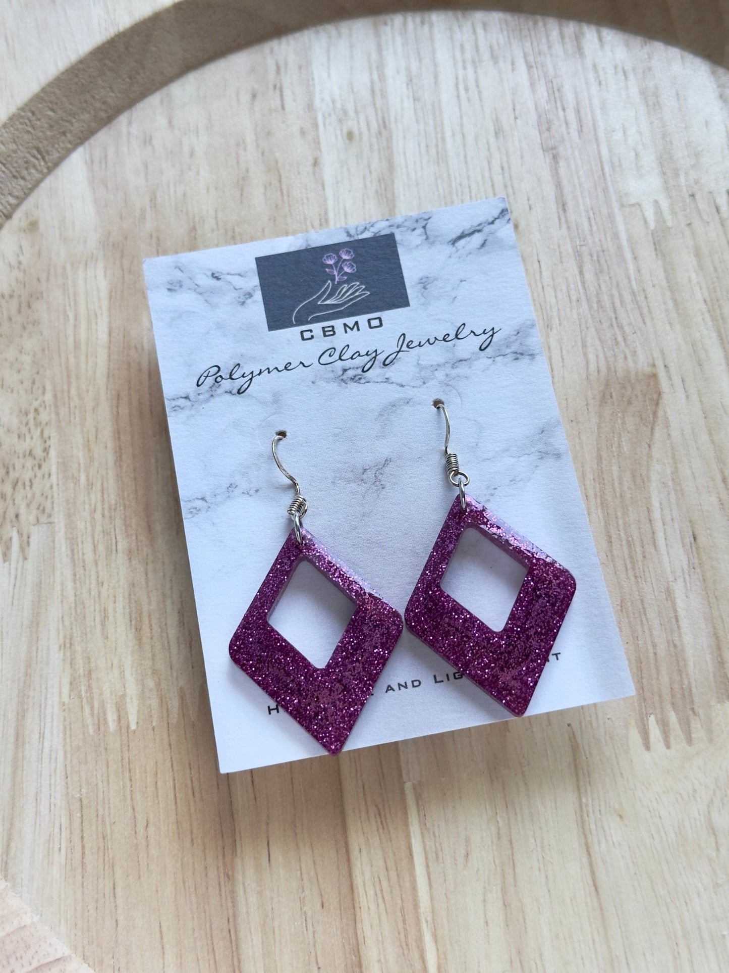 Diamond Resin Dangles - ClaybyMO