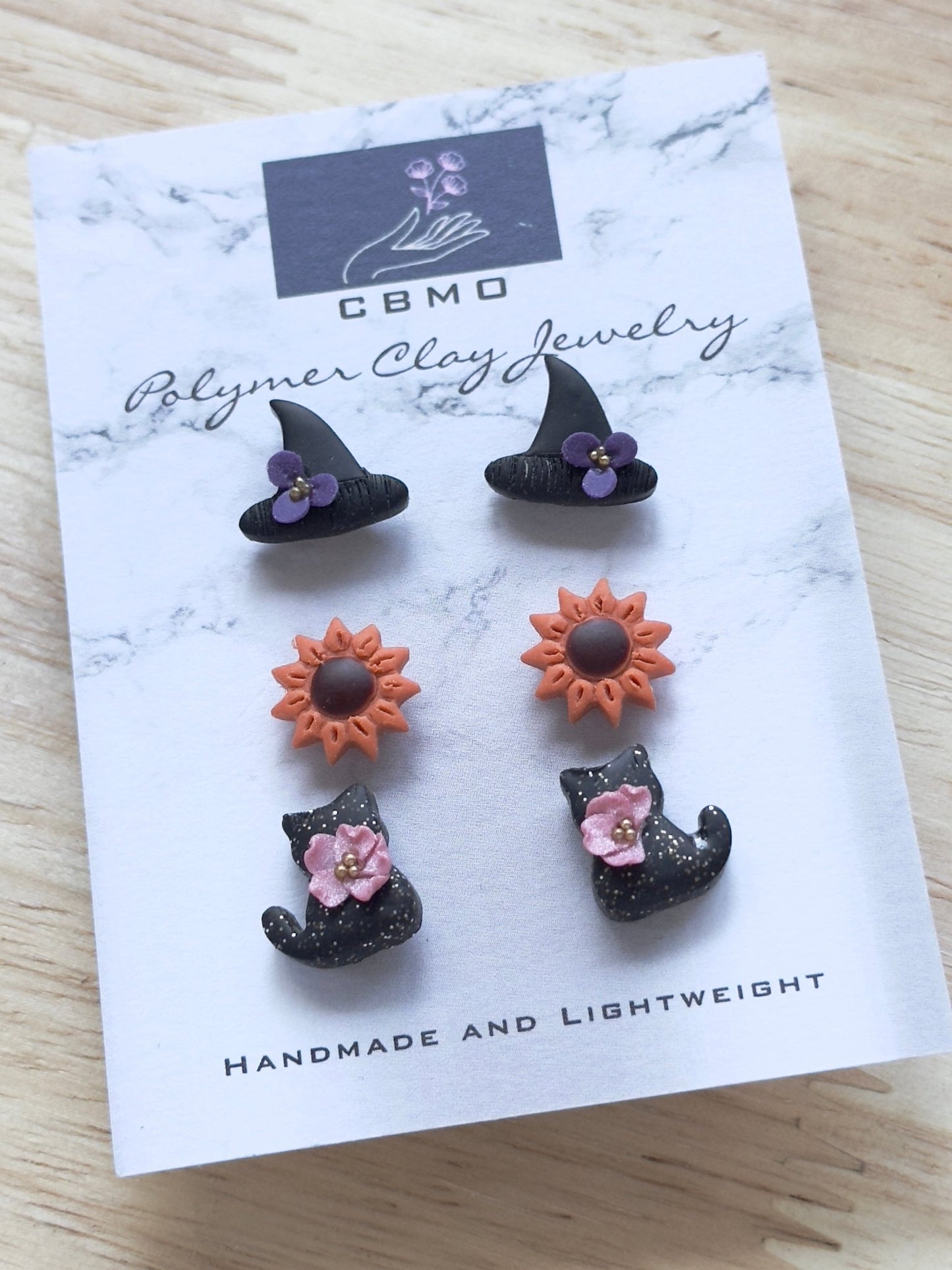 Fall/Halloween Stud Pks - ClaybyMO