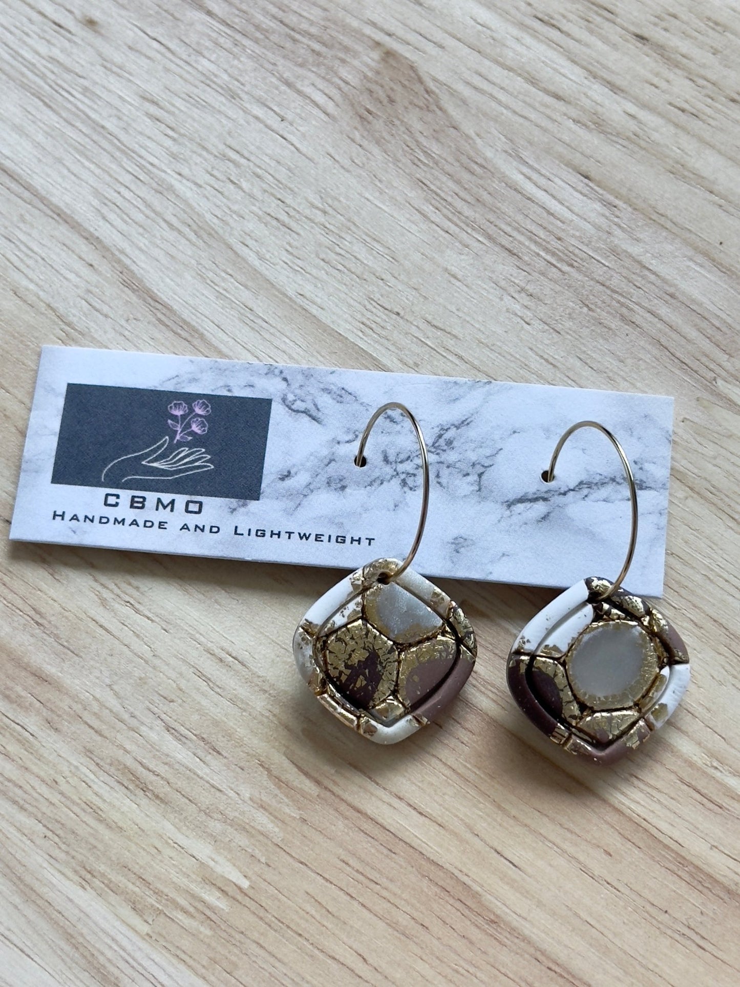 Four Tone Neutral Earrings - ClaybyMO