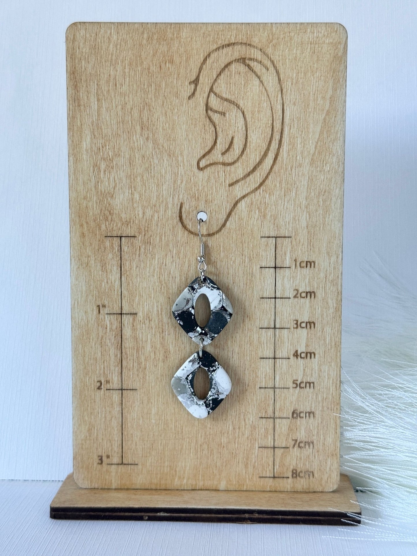 Four Tone Neutral Earrings - ClaybyMO