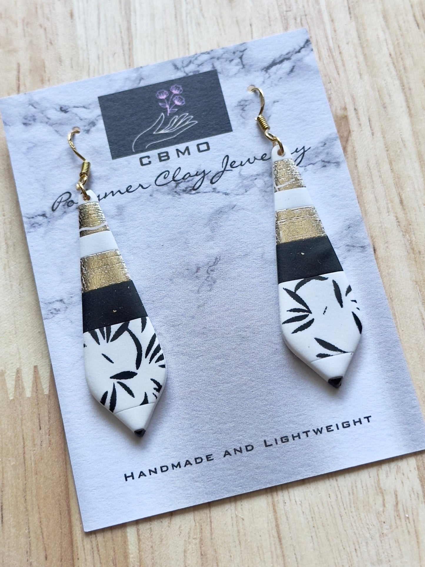 Gold Teardrops - ClaybyMO