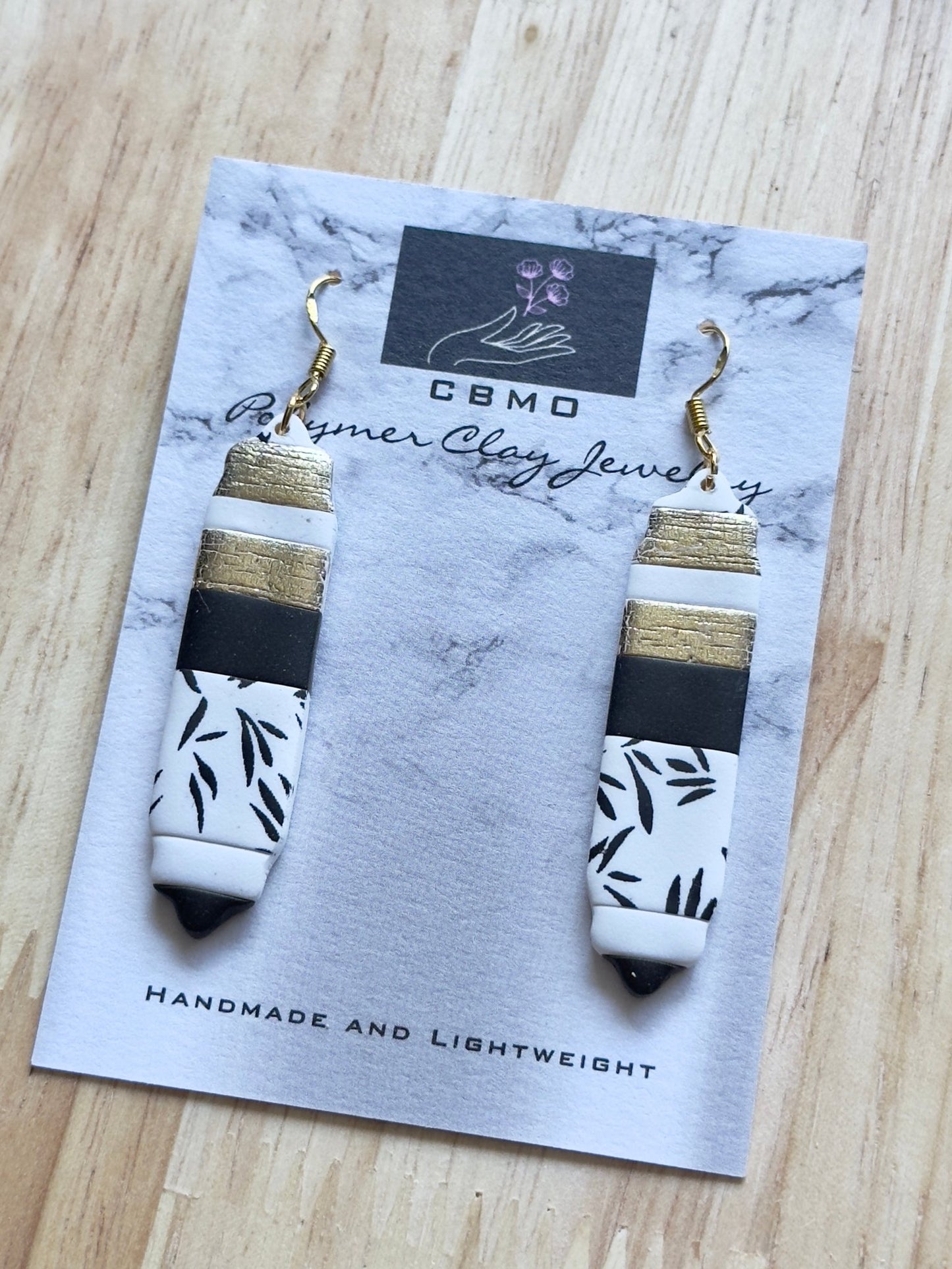 Gold Teardrops - ClaybyMO