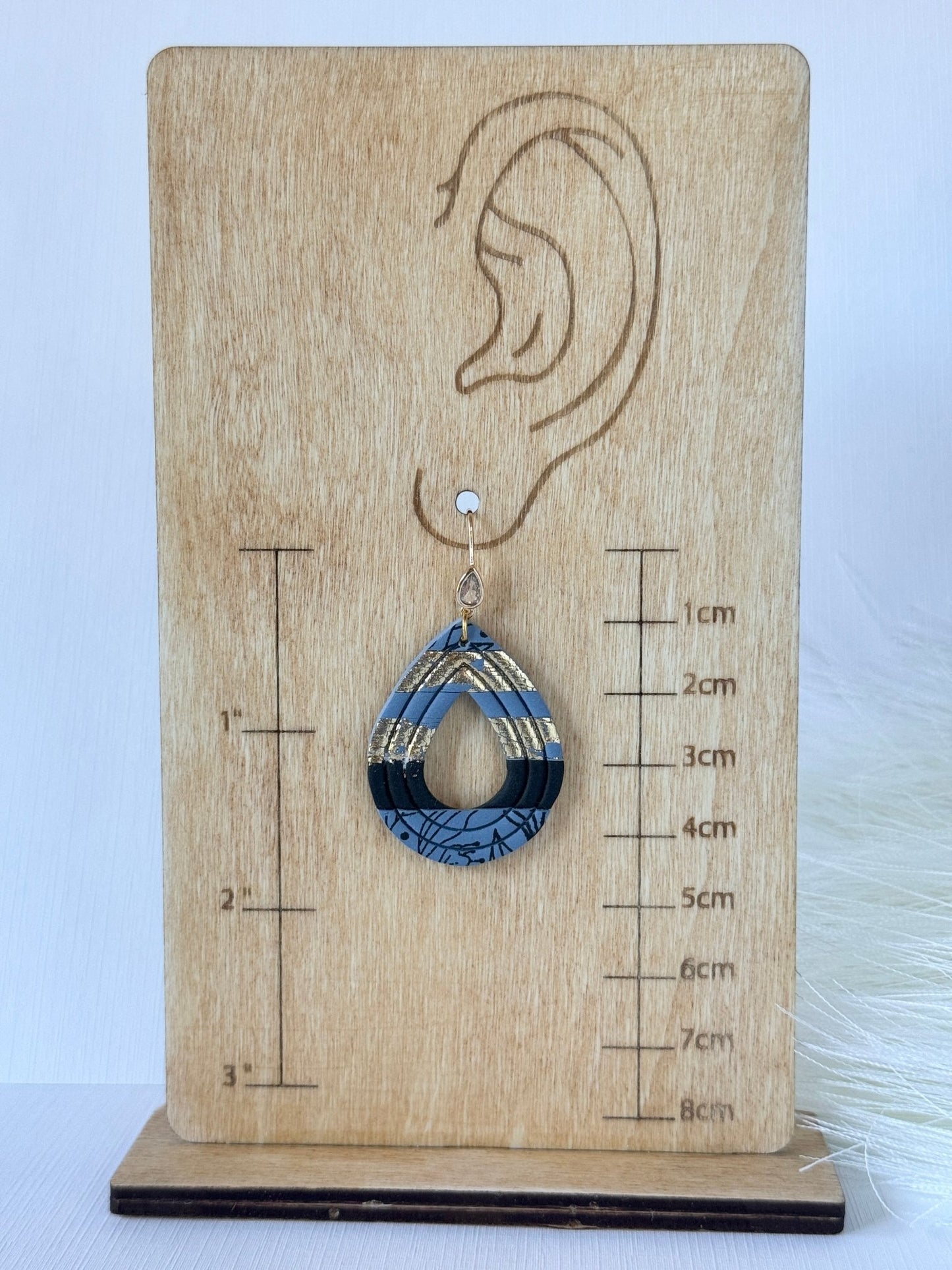 Gold Teardrops - ClaybyMO