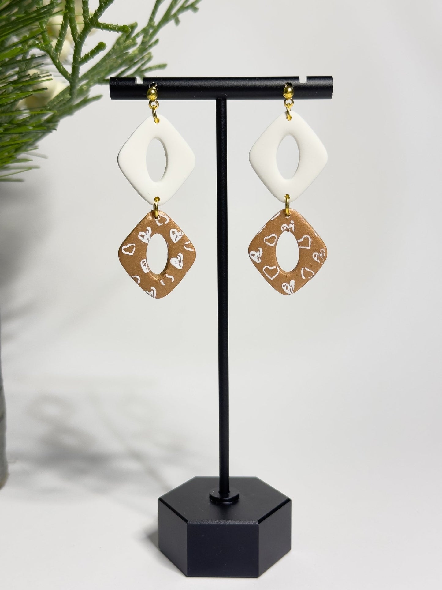 Heart Donut Dangles - ClaybyMO