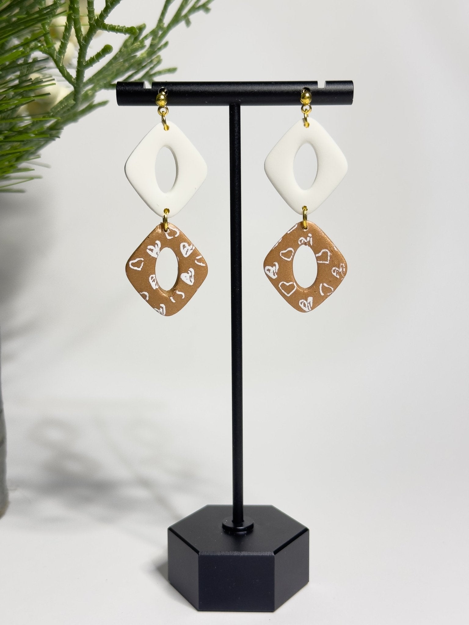 Heart Donut Dangles - ClaybyMO