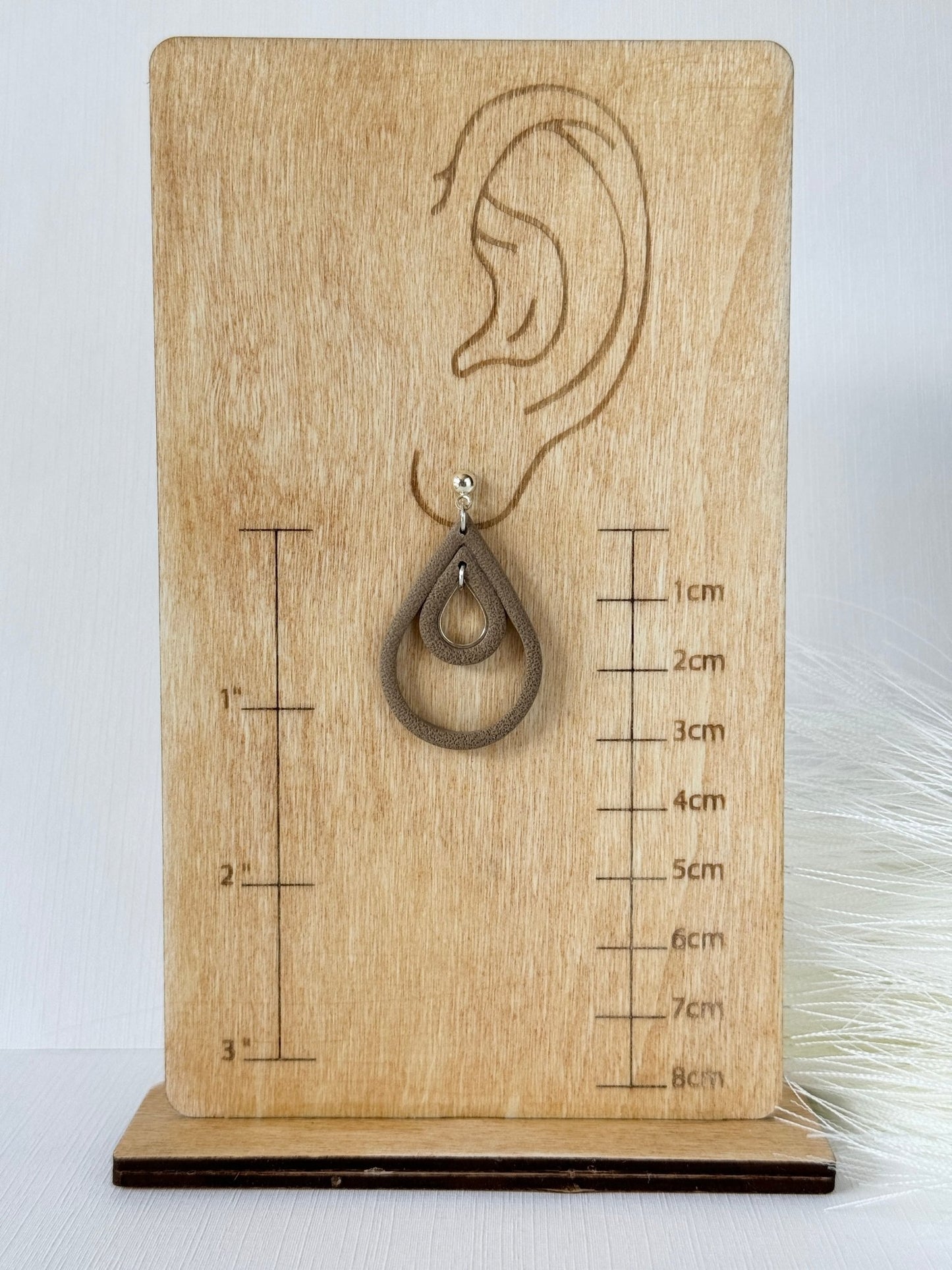 Large Double Tear Dangle - ClaybyMO