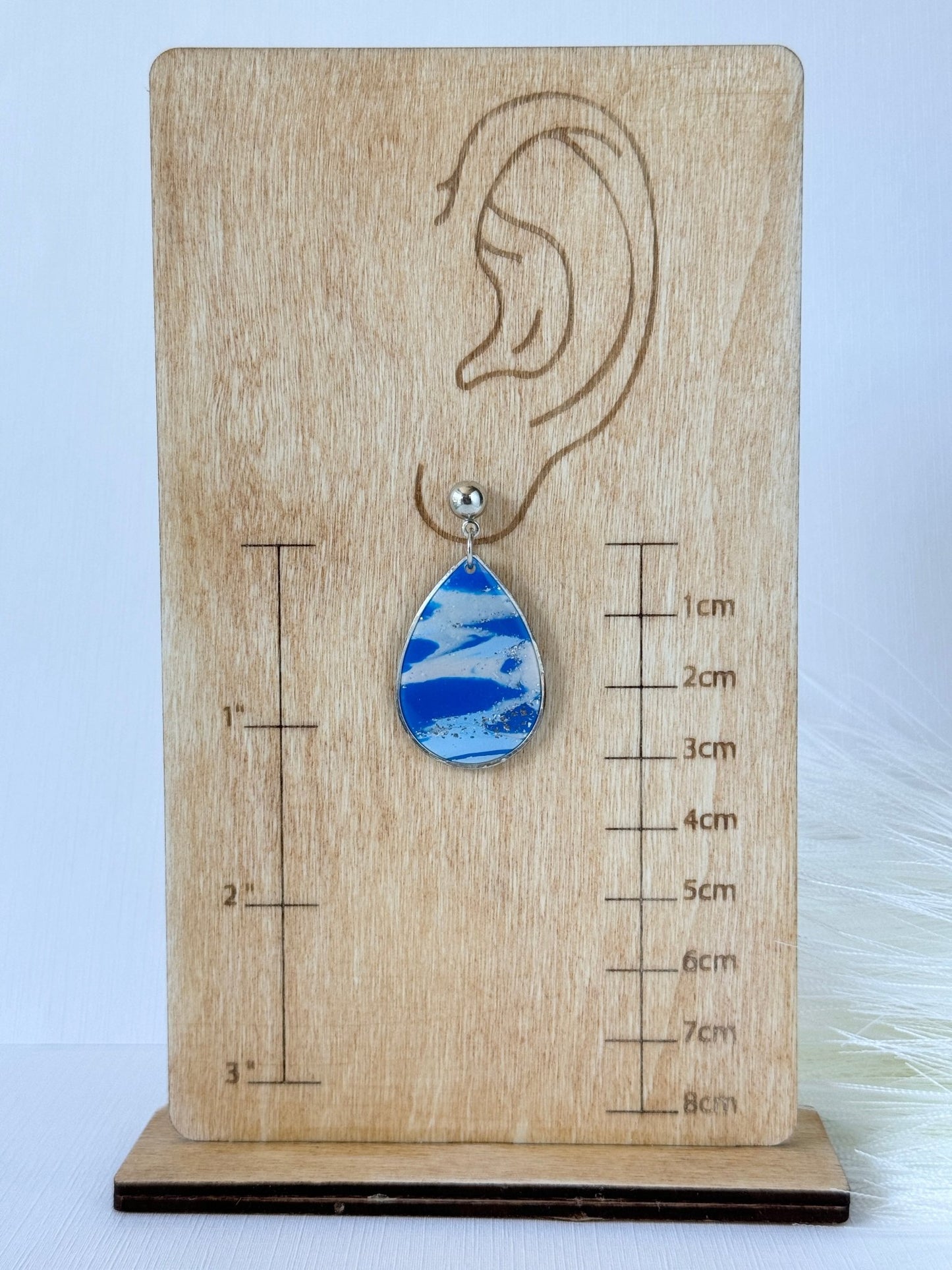 Sea Marble Dangles (Multiple Styles) - ClaybyMO