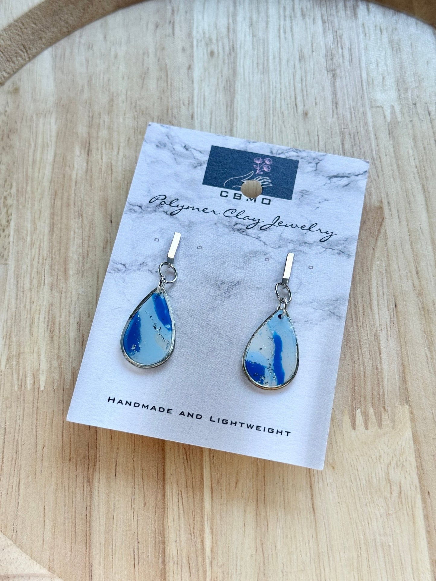 Sea Marble Dangles (Multiple Styles) - ClaybyMO