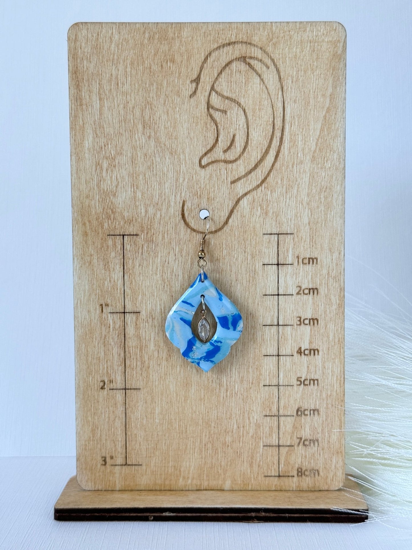 Sea Marble Dangles (Multiple Styles) - ClaybyMO