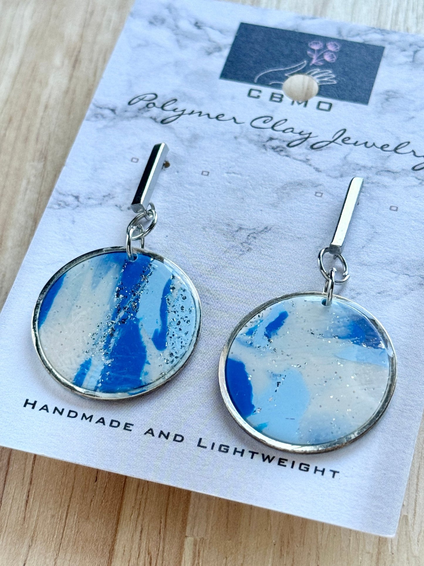 Sea Marble Dangles (Multiple Styles) - ClaybyMO