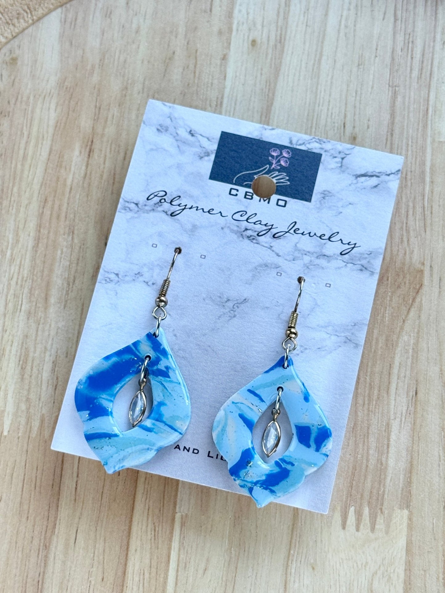 Sea Marble Dangles (Multiple Styles) - ClaybyMO