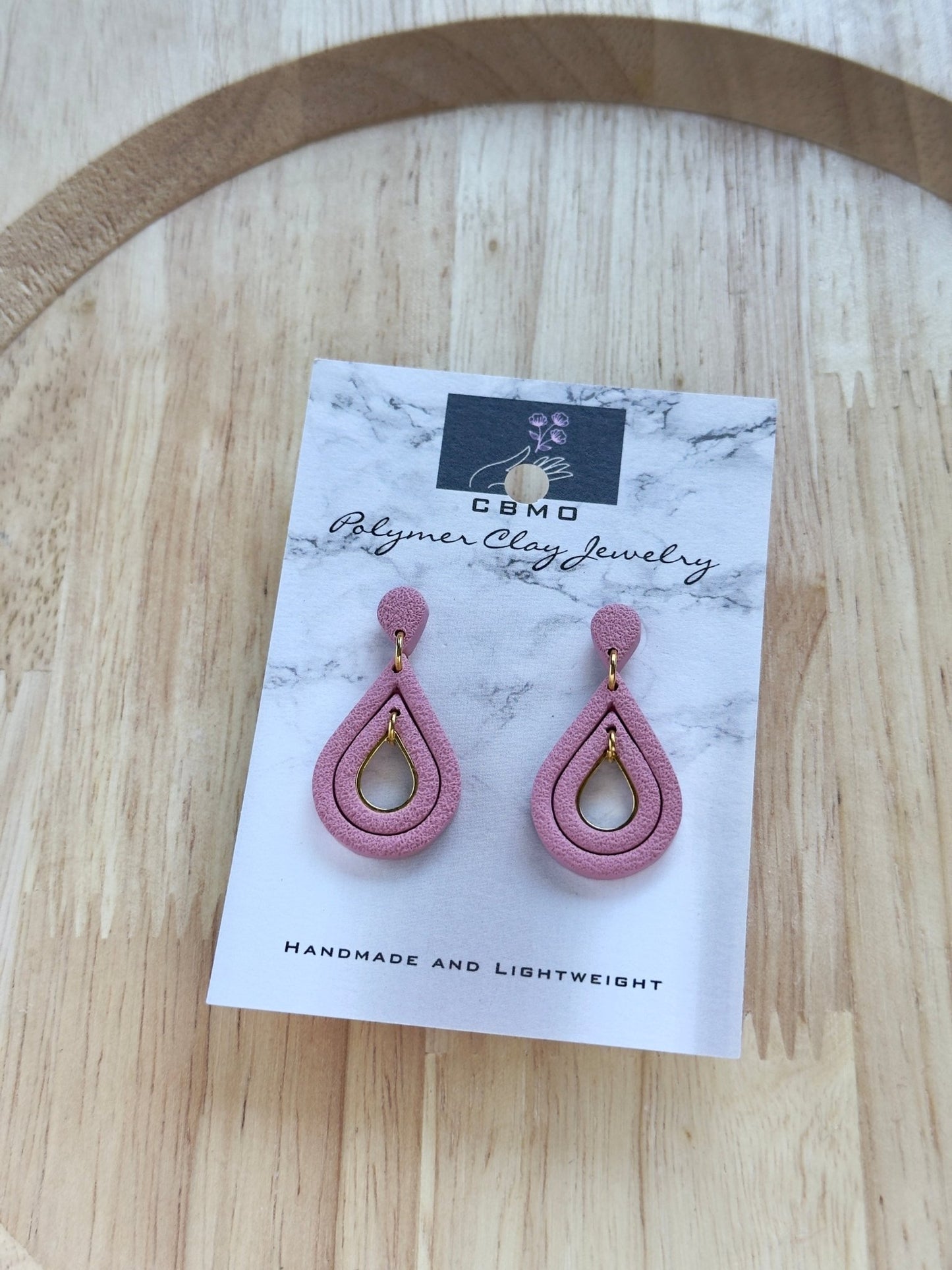 Small Double Tear Dangles - ClaybyMO