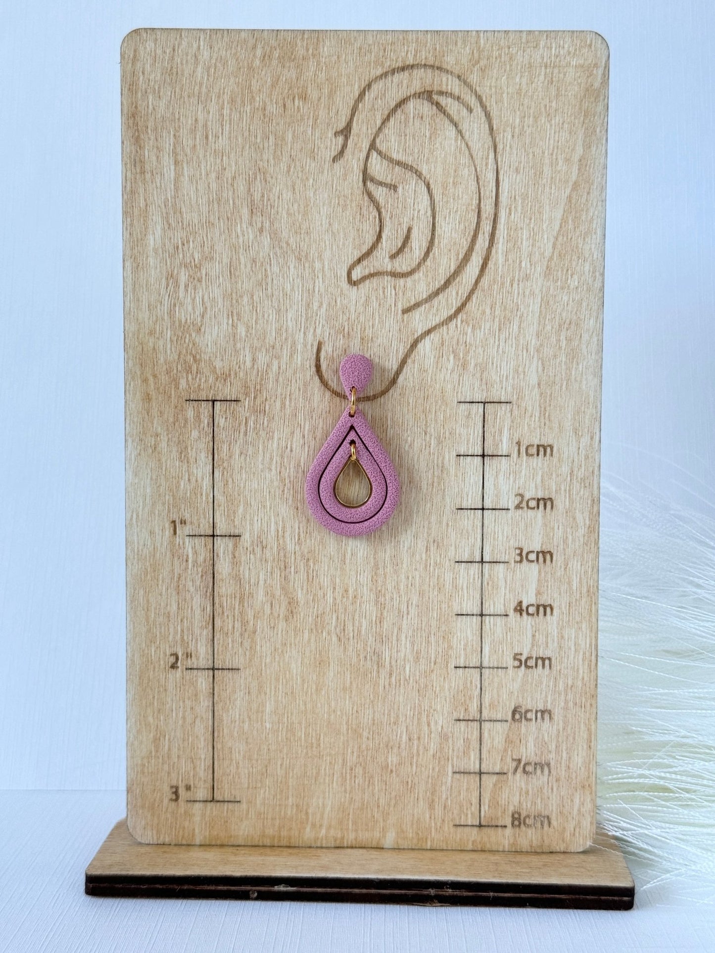 Small Double Tear Dangles - ClaybyMO