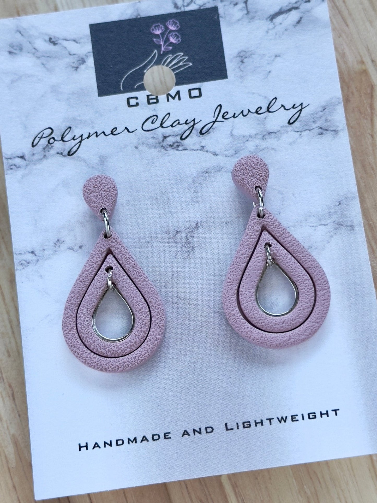 Small Double Tear Dangles - ClaybyMO