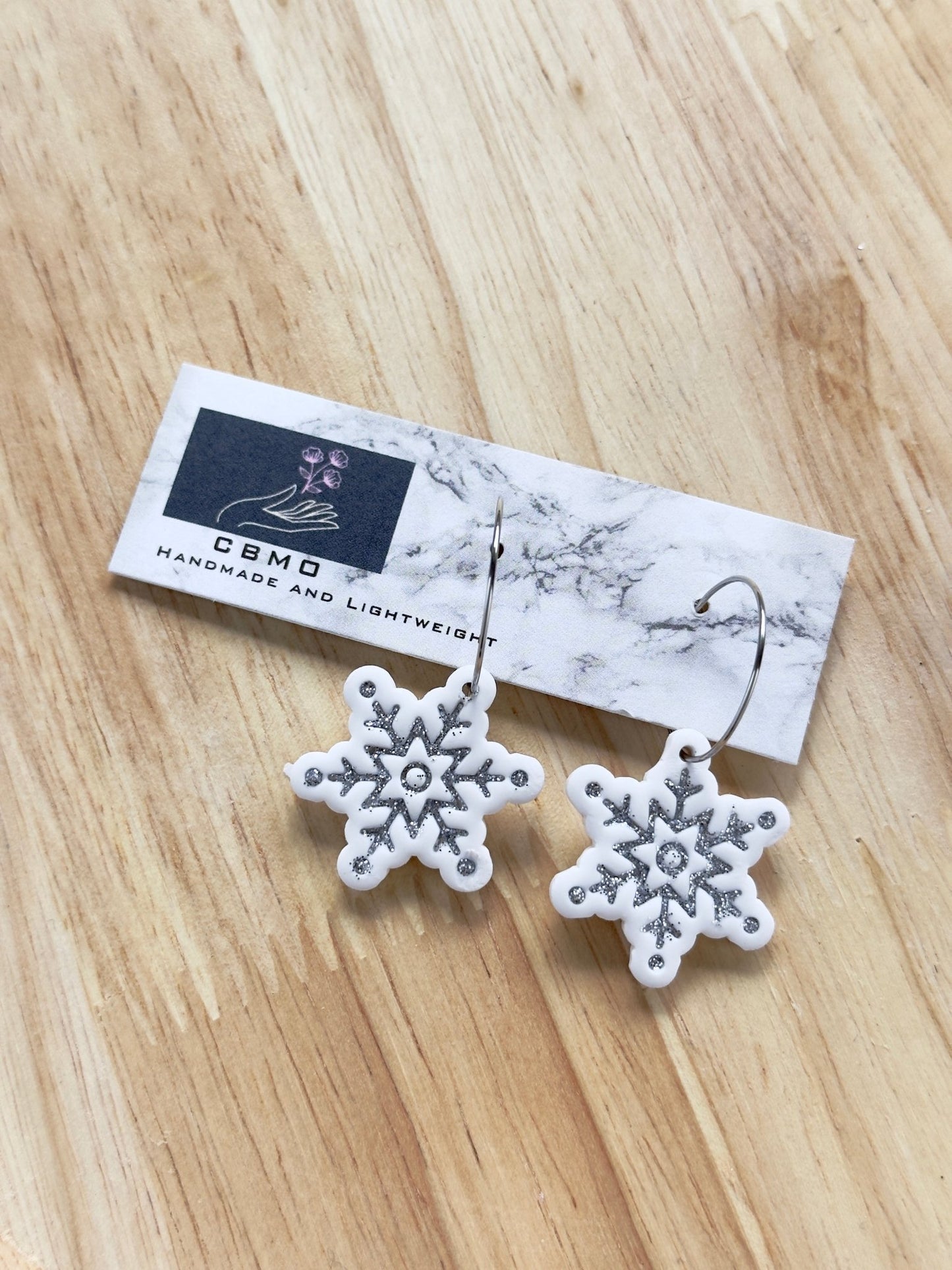 Snowflake Dangles - ClaybyMO