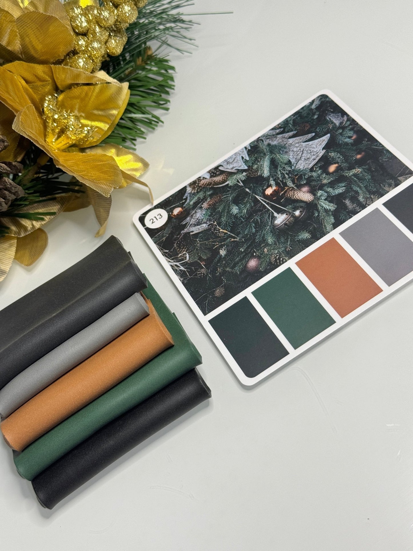Snowy Pine Color Palette - ClaybyMO