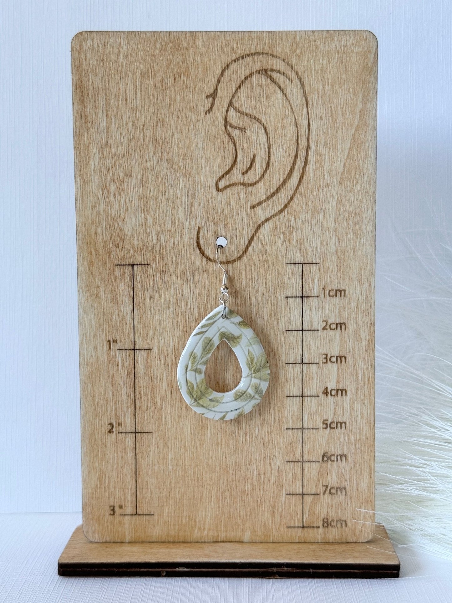 Transfer sheet Teardrops - ClaybyMO