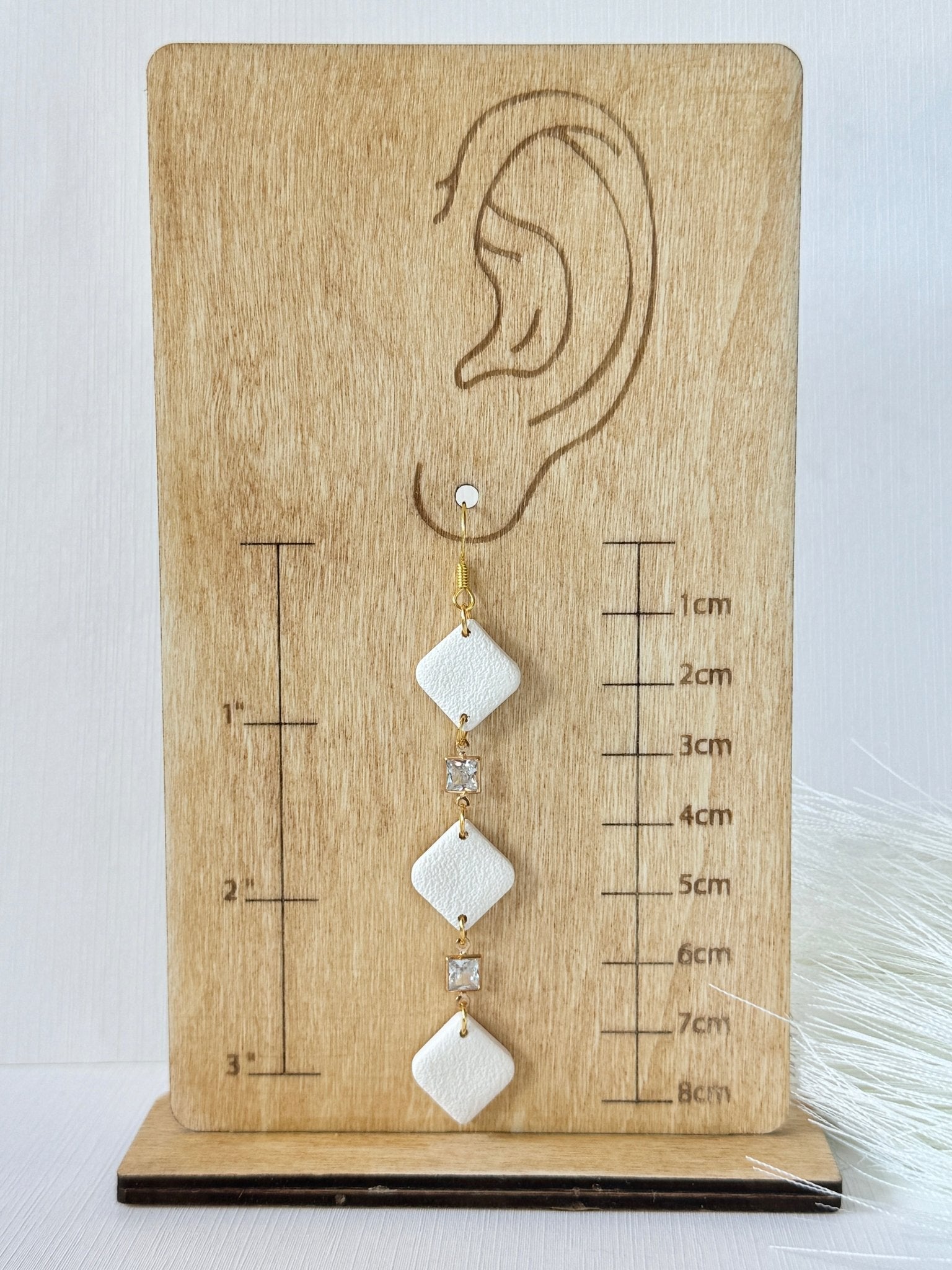 Triple Diamond Dangles - ClaybyMO