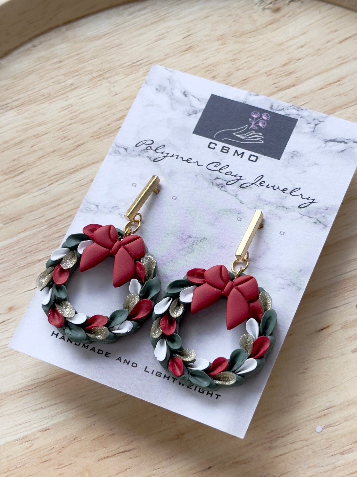 Wreath Dangles - ClaybyMO