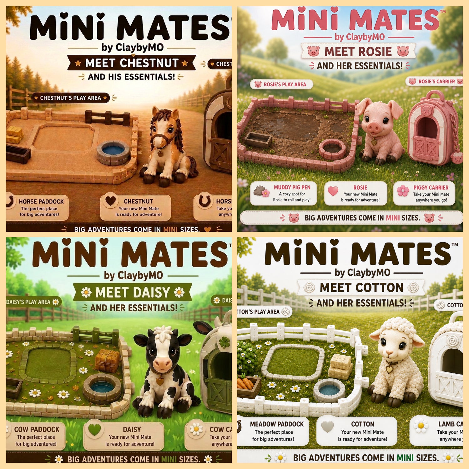 Mini Mates Farm Friends- Series 1