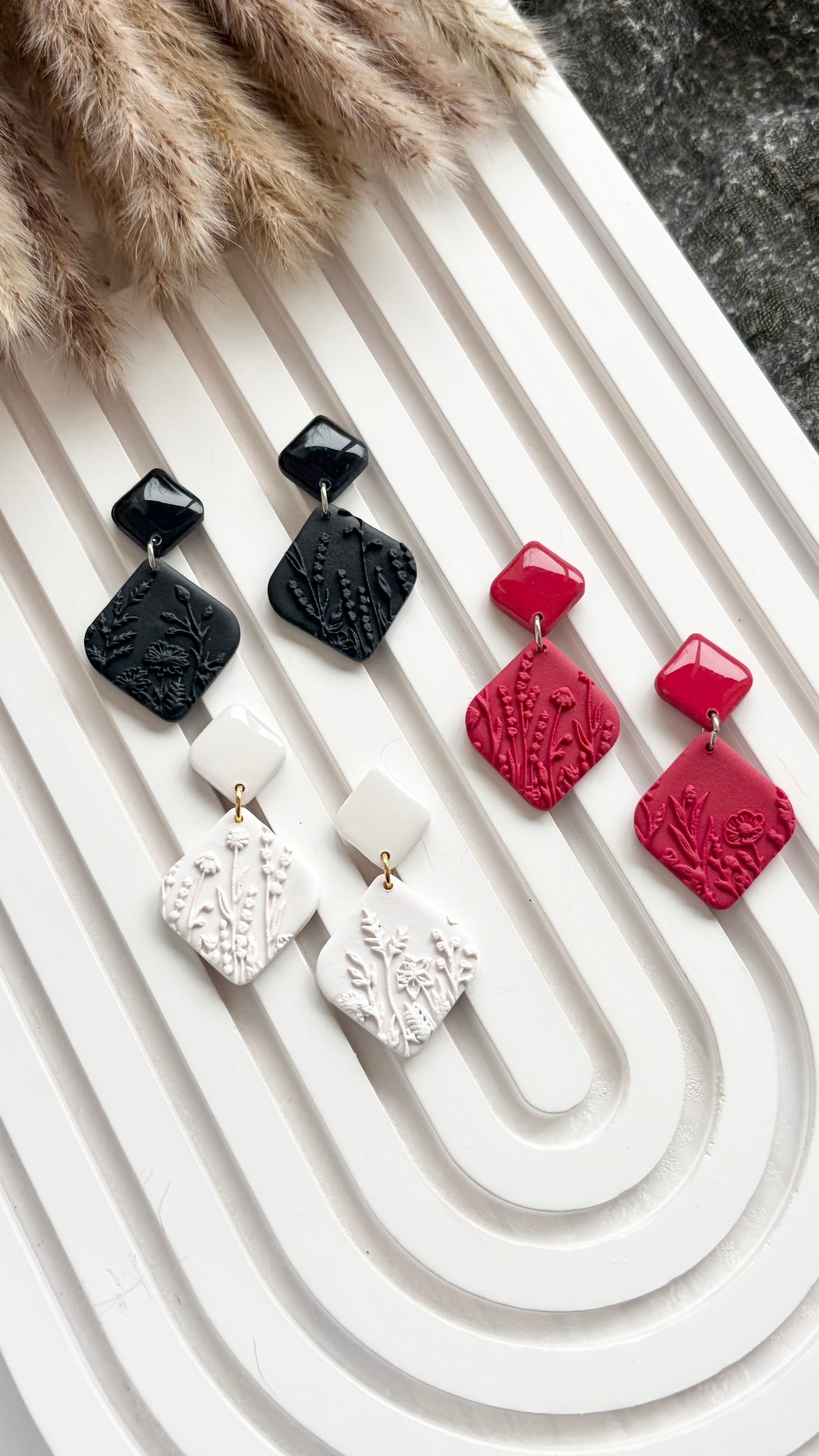 Embossed Dangles