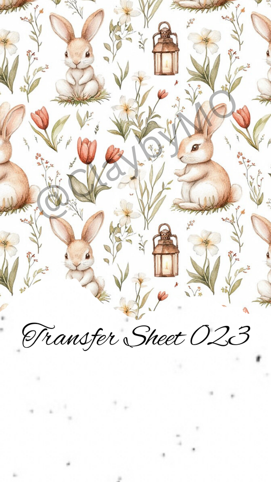 Transfer Sheet 023