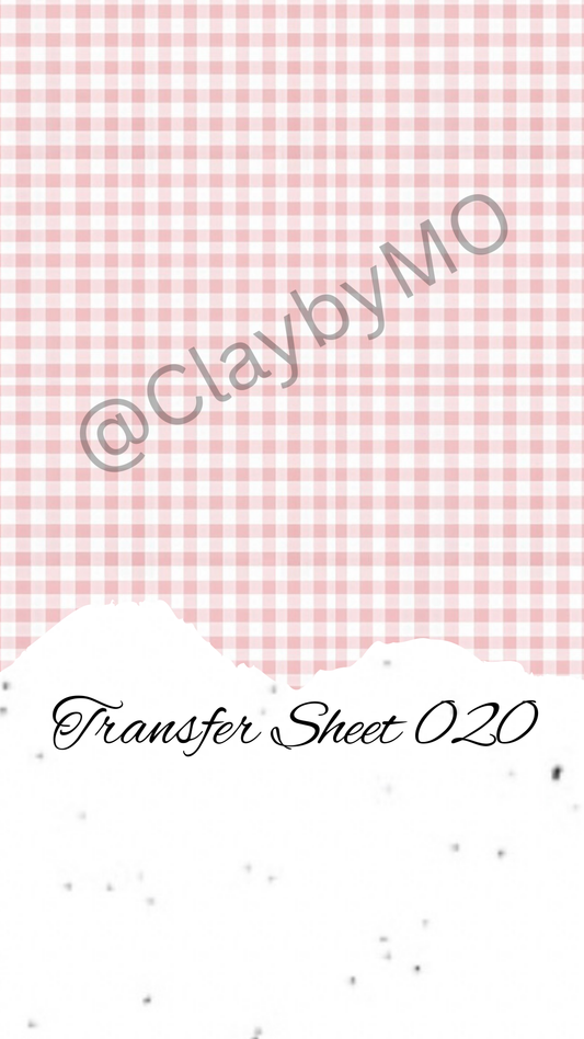 Transfer Sheet 020