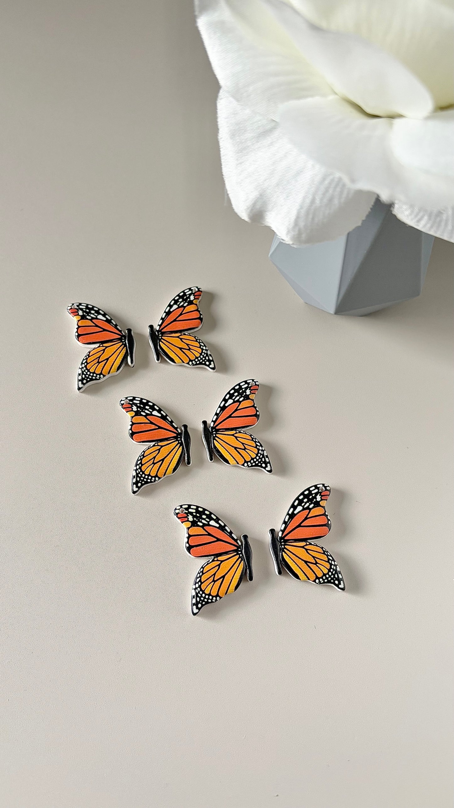 Monarch Butterfly Hoops