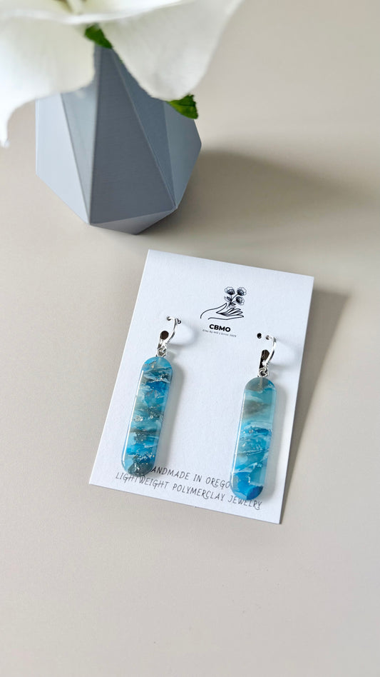 Blue + Silver Marble Collection