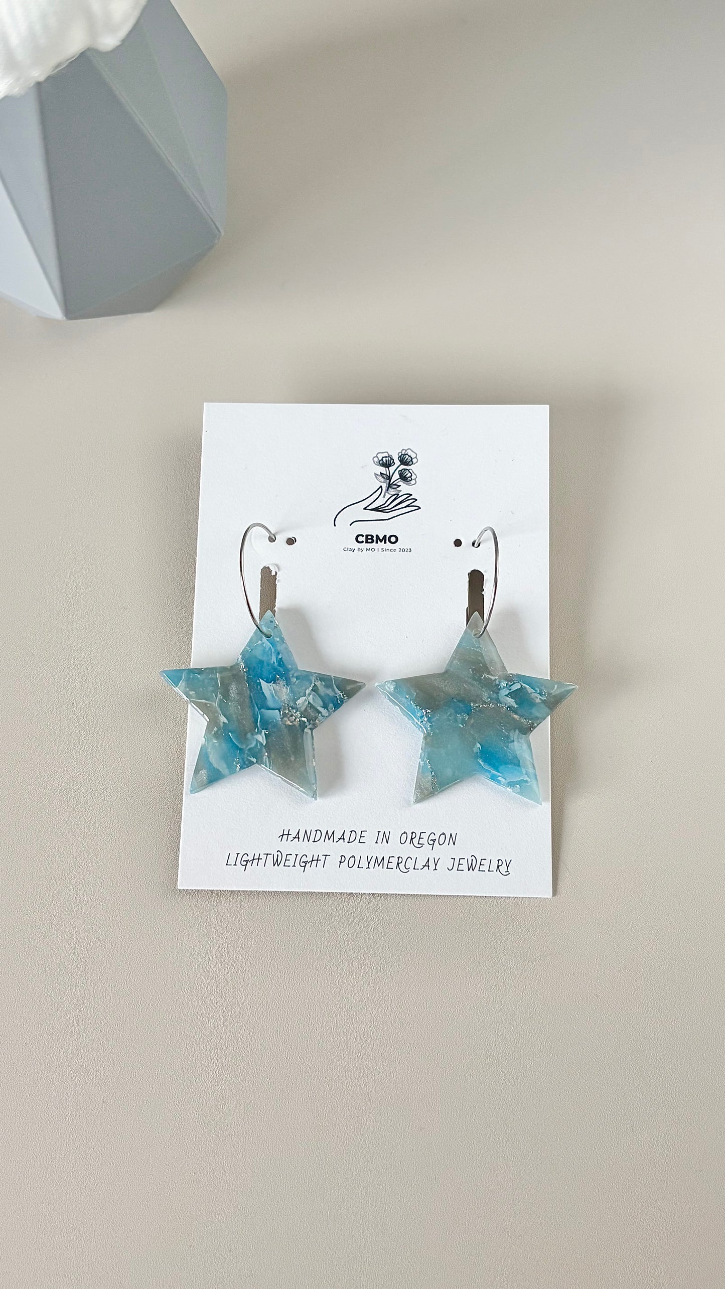 Blue + Silver Marble Collection