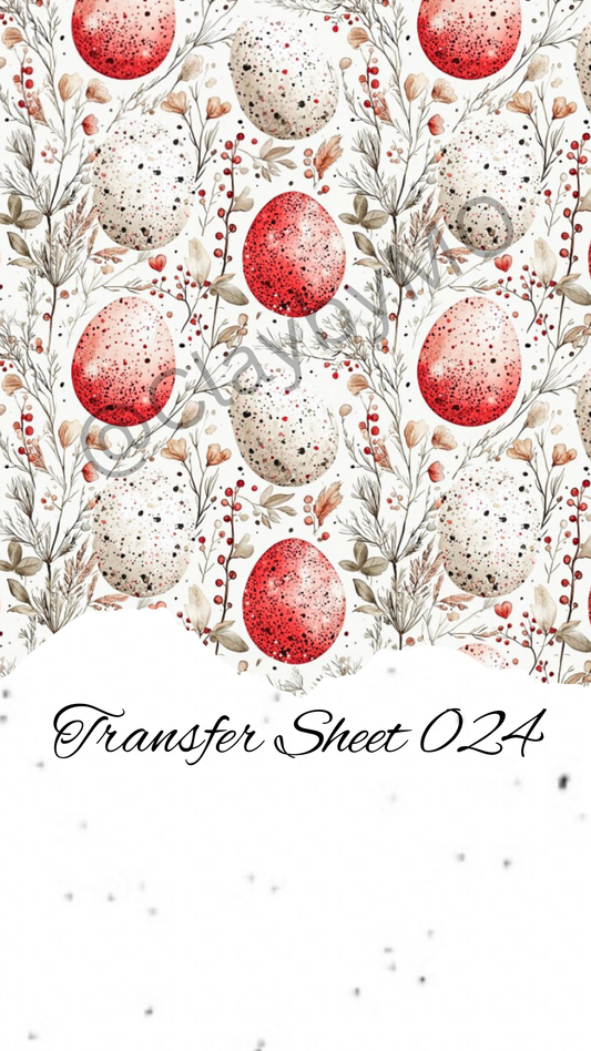 Transfer Sheet 024