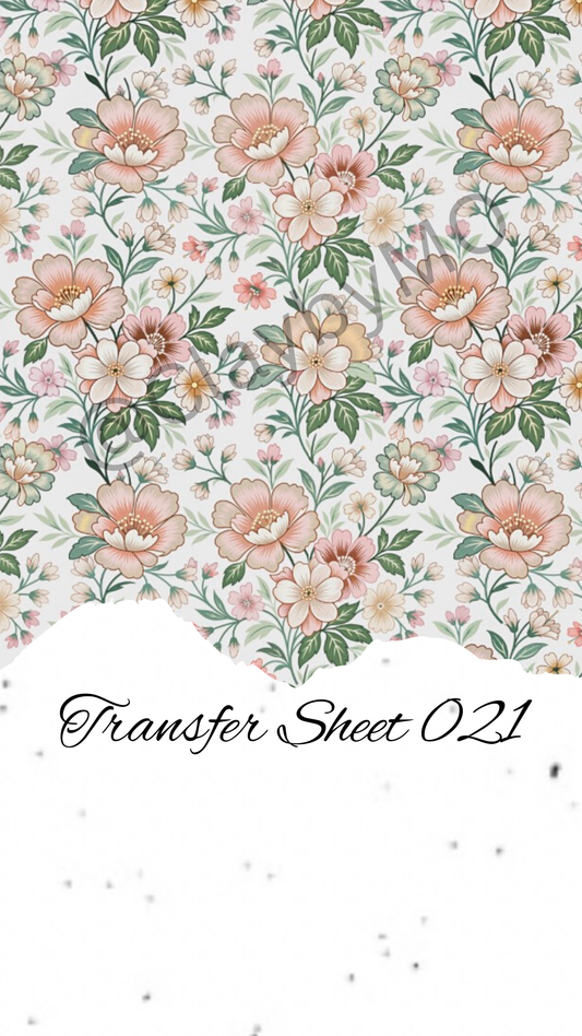 Transfer Sheet 021