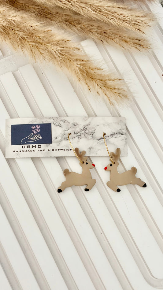 Reindeer Dangles/Studs(Limited Edition)