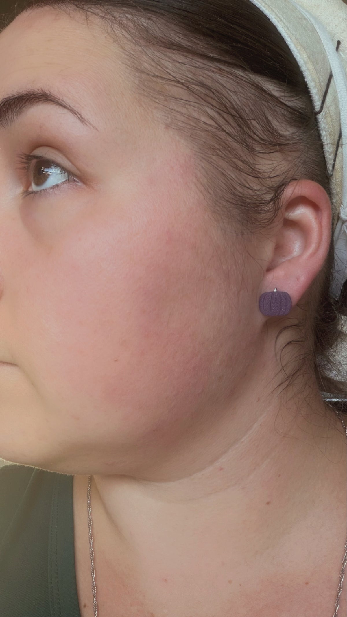 Pumpkin Stud Earrings – Handmade Polymer Clay | ClaybyMO
