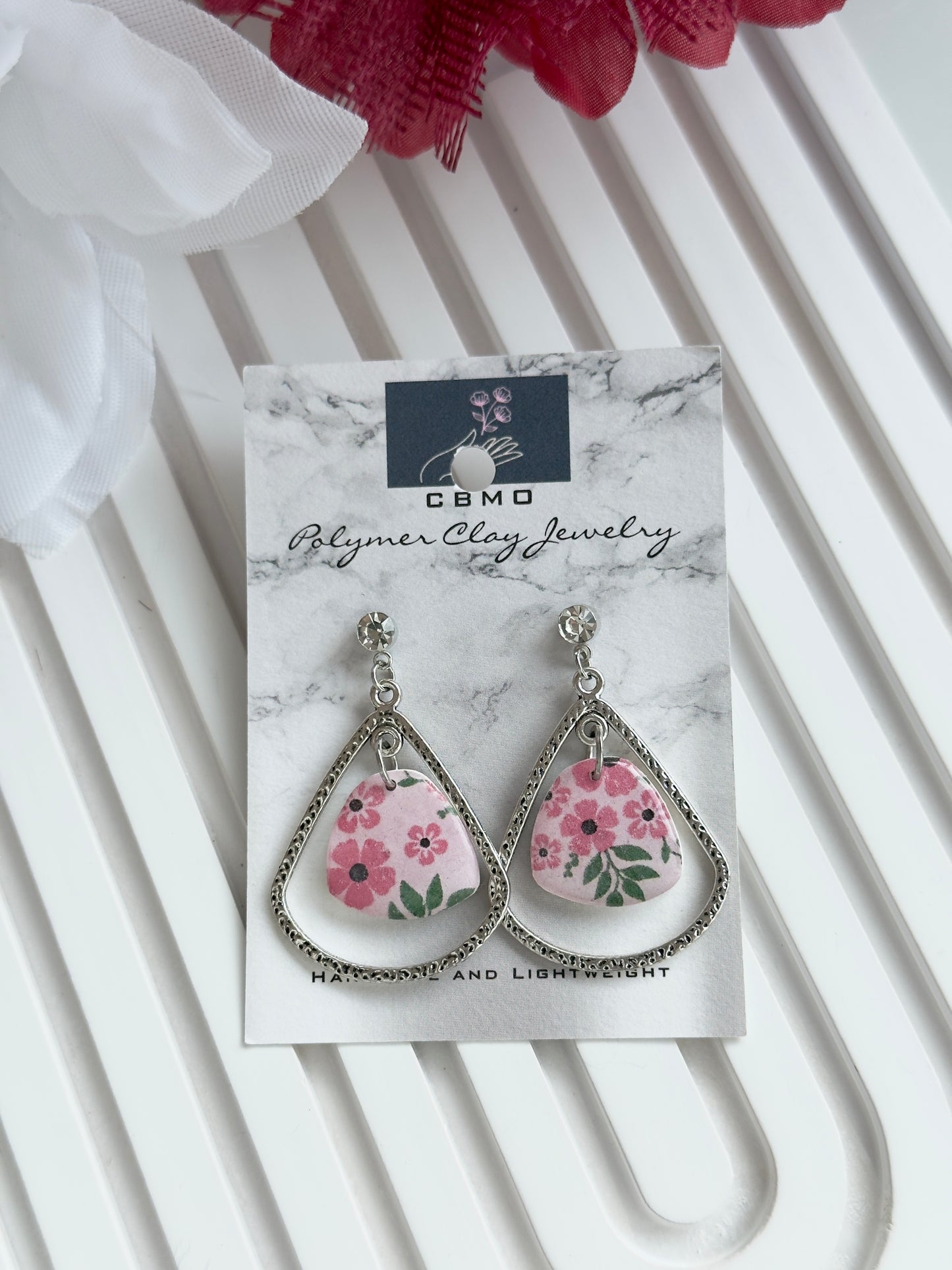 Floral Transfer Sheet Dangles