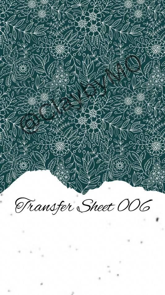 Transfer Sheet 006