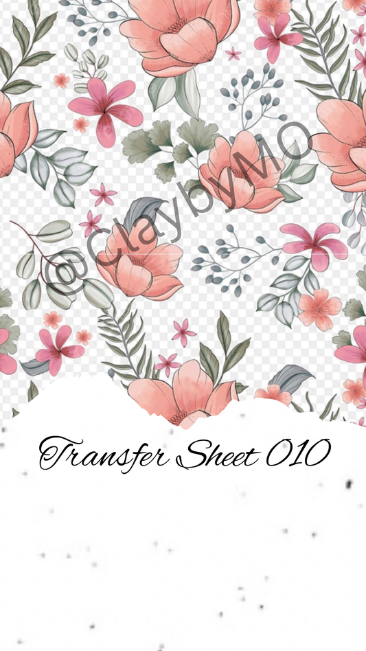 Transfer Sheet 010