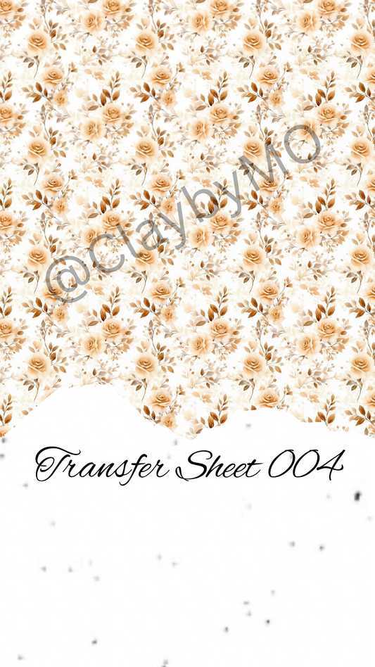 Transfer Sheet 004