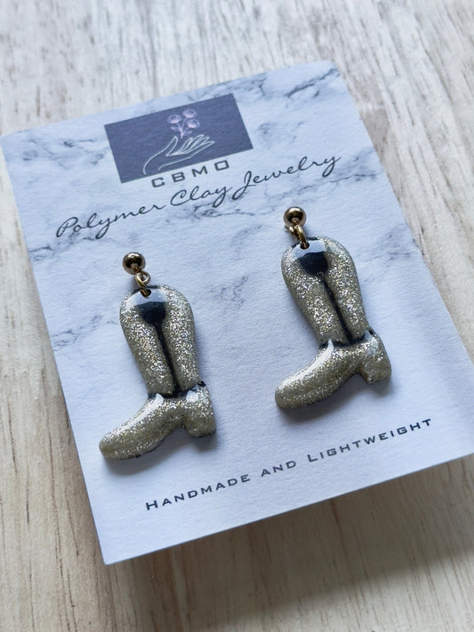 Cowboy Boots Dangles - ClaybyMO